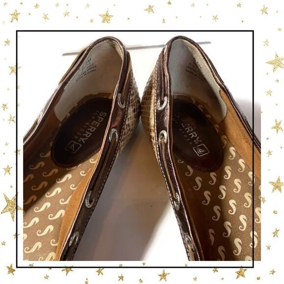 Sperry Top-Sider Snake Bow Ballet Flats 6.5 - Picture 4 of 6